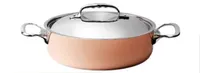De Buyer  NIEDERER BRATENTOPF 24 CM, KUPFER/EDELST