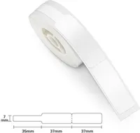 NIIMBOT Etikettenrolle für Etikettendrucker 008-7002103 weiß, 12,5 x 109 mm, 1 x 65 Etiketten