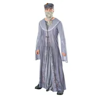 Harry Potter - Kostüm ‘” ’"Dumbledore"“ - Herren/Damen Unisex BN4953 (XL) (Silber)