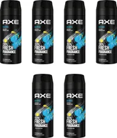 AXE Alaska Deo 6x 150ml Deospray Deodorant Bodyspray ohne Aluminium Herren Männer Men