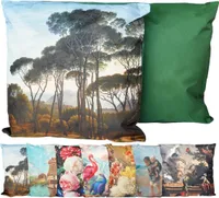 JACK Outdoor Lounge Kissen 45x45cm Motiv Dekokissen inkl. Füllung Wasserfest Sitzkissen Garten Stuhl, Farbe:Sonnenwald