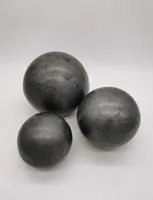 Gartenkugeln 3er Set Anthrazit