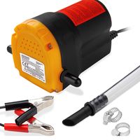 Monzana Ölabsaugpumpe elektrisch 12V 80 Watt 5l/min Ölpumpe Absaugpumpe Pumpe Dieselpumpe Ölwechselpumpe Kraftstoffpumpe für Auto Motorrad KFZ