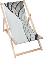 Dreamroots Liegestuhl klappbar Holz,Buchenholz bis zu 130kg,Sonnenliege klappbar mit 3-stufiger Neigungsregulierung der Rückenlehne,ModernArchitecture