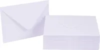 Briefumschläge, DIN C6, 100g/m², 50 Stück Weiß