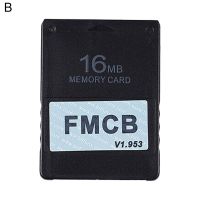 Spielkonsolenspeicherkarte Slim Hochgeschwindigkeit 8 MB/16 MB/32 MB/64 MB FMCB Free McBoot v1.953 Gaming -Datenspeicherkarte für PS2-B