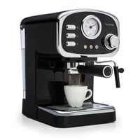 Espressionata Gusto Espressomaschine 1100W 15 Bar Druck schwarz