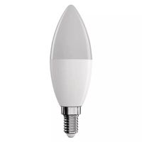 EMOS GoSmart LED-Kerzenlampe, WiFi LED 4,8W Ersatz für 40W, Helligkeit 470 lm, RGB, kompatibel mit Tuya/EMOS GoSmart-App, Sprach-Assistant, E14 Sockel