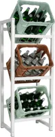 CLP Getränkekistenständer Stack,weiß 116x47x31 cm