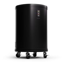 Klarstein Beersafe L Mini-Kühlschrank mit LED Display, Leiser Edelstahl-Kühlschrank, Indoor/Outdoor Getränkekühlschrank, Weinkühlschrank für Getränke, 30L Kühlschrank mit 360° Sicht, 0-16°C
