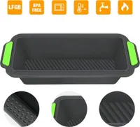 Silikon-Backform, zweifarbige Silikon-Toastbrotform, bunte DIY-Kuchenform