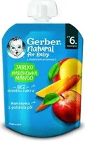 Gerber Deserek w tubce Jabłko Marchewka Mango po 6 miesiącu 80g