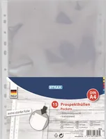 Stylex Prospekthüllen DIN A4 15er klar 43807