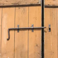 Gartentor-Falle Tor-Riegel Tor-Verschluss Über-Falle für Garten-Tür  Verrieglung