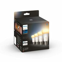 Philips Hue White Ambiance 800 LED-Bulb E27 6W, 4er-Pack