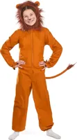 Löwen-Kinderkostüm Karneval Tier-Verkleidung braun S 4-6 Jahre (110-120 cm)