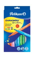 Flamastry Pelikan Colorella Pędzelkowe 10 Kolorów