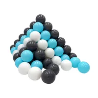 Knorrtoys Bälleset ca. Ø6 cm - 100 balls/creme/grey/lightblue