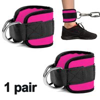 Fußschlaufen ， für Fitness Training am Kabelzug - (2 Stück) Ankle Straps für Frauen und Männer