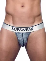 Supawear - Pánske tangá - HERO Thong Black - Black - 1 x veľkosť L
