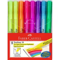 FABER-CASTELL Textmarker TEXTLINER 38 8er Etui