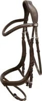 Trensenzaum Equitus Alpha espresso/silver Warmblut