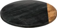 Secret de Gourmet Servierbrett aus Stein Holz schwarz braun 4cm x 30cm