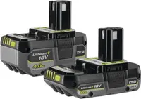 Ryobi Akku-Set RB18242X 18 V 4 Ah + 2 Ah