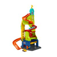 Fisher-Price Little People Sitz & Steh Hochhausbahn, Kleinkind Spielzeug