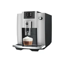 Plně automatický kávovar JURA E6 Platinum (ECS) (OneTouch, platina, barevný TFT displej, zásobník na 280 g kávových zrn, nádržka na vodu 1,9 l, ovládání pomocí aplikace)
