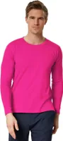 Langarm-Shirt Männer - pink, L