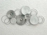 Wandschmuck 3D Bild Metalldeko Metall Metallbild Gingko Zweig Deko - Verleihen Sie Ihrem Zuhause Eleganz und Stil