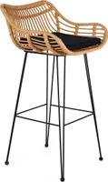 Halmar Hoker barowy H-105 - naturalny / czarny