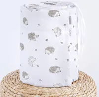 IGEL Braun Weiß 100% Baumwolle 360 x 30 cm BETTUMRANDUNG Babybett Austattung Babyausstattung Nestchen Bettschlange. Handgenähnt von LOOLAY®