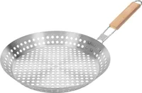 Grillpfanne mit Holzgriff