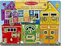 Melissa &amp; Doug Hölzerne Riegel Aktivitätstafel