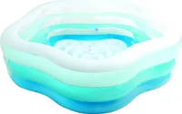 Intex Inflable Pool Durchsichtig,Blau 466 Liters Durchsichtig,Blau 466 Liters
