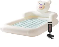Materac dmuchany jednoosobowy z pompką tłokową INTEX 66814NP