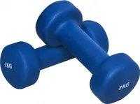 GORILLA SPORTS® Neopren Kurzhanteln - 2er Set, 2x2kg, rutschfest - Hanteln, Gewichte, Hantelset, Dumbbells, Gymnastikhanteln, Fitness