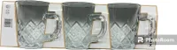 Teegläser 6 Set Teetassen Kaffeegläser Kaffee Tee Gläser Trinkgläser mit Henkel