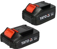 Yato Ersatz Akku LI-ION 18V 2,0/4,0mAh LED-Anzeige Auswahl, Leistung:2.0 Ah