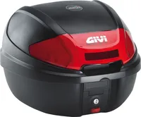 GIVI E300N Monolock Topcase, černá/červená, 30 litrů