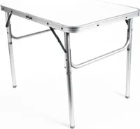 Camping-/Klapptisch aus Aluminium, leicht, robuste Tischplatte, 75 x 60 x 55 cm, 2,7 kg, Campingtisch, Beistelltisch