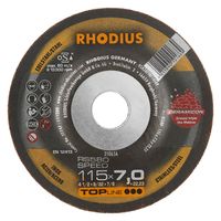 RHODIUS Schruppscheiben Edelstahl/Stahl RS580 EXTENDED 115 x 7,0 x 22,23 mm 25 Stück