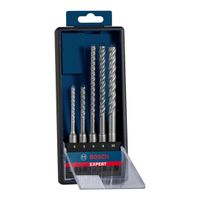 Bosch Professional 5-częściowy zestaw wierteł udarowych Expert SDS plus-7X (do betonu zbrojonego, Ø 5-10 mm, akcesoria do wierteł udarowych)