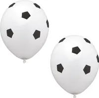 8 balónků Ø 29 cm "Fotbal"