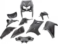 Verkleidungsset 11 Teilig, DMP für Yamaha Aerox, MBK Nitro, matt schwarz