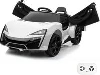 Kinder Elektroauto Spider - 12V Akku - 1 bis 6 Jahre - mit Fernbedienung - Weiß