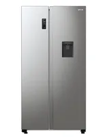 Gorenje NRR9185DAXLWD Side-by-Side-Kühlschrank, 547 Liter, Wasserspender, Edelstahl