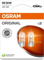 2 OSRAM ORIGINAL LINE W3W Lampen mit Glasquetschsockeln 22lm